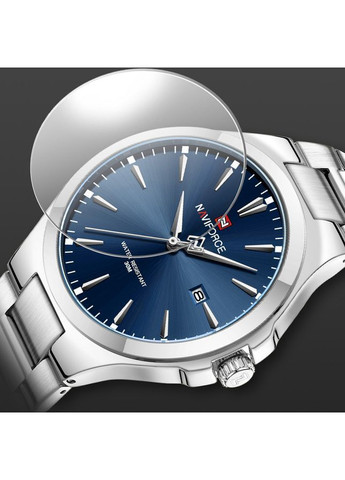 Наручний годинник чоловічий Spartan Сріблястий (3558) Naviforce (363318815)