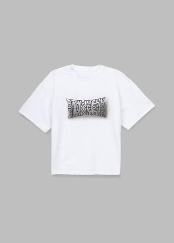 Белая летняя футболка с принтом для мальчика 8021 116 см белый (2000990527899s) shop (2000990527899) Yekipeer