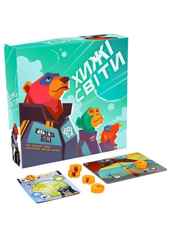 Настольная игра Хищные Миры (Wild Space) (укр) ( ) WoodCat wdct015 (370762643)