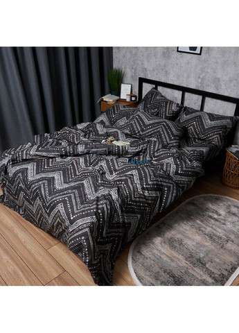 Комплект постельного белья Микросатин Premium «» Полуторный 143х210 наволочки 2х40х60 (MS-820007785) Moon&Star Geometric Grace (356113248)