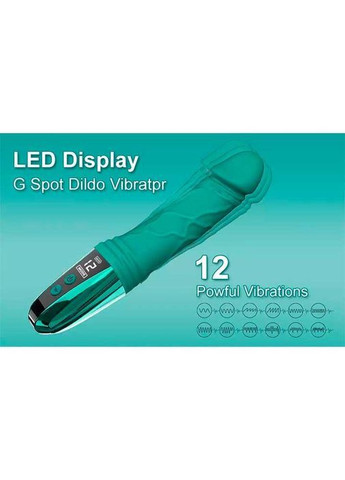 Реалистичный вибратор Satisfyer Lover 12 режимов зеленый No Brand (366892001)
