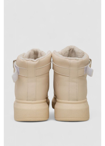 Бежеві черевики зимові жіночі на хутрі, колір бежевий, 248ra2251 Ager