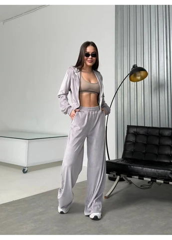 Жіночий велюровий костюм Fashion (382029055)