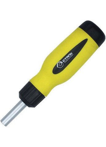 Викрутка з тріскачкою реверсивна 49093 з набором біт 12 в 1 (102721) СТАЛЬ (292310420)