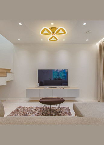 Люстра светодиодная акриловая V K399783 GD с пультом Valeso (293516304)