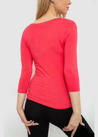 Коралова футболка жіноча з подовженим рукавом Ager 186R312