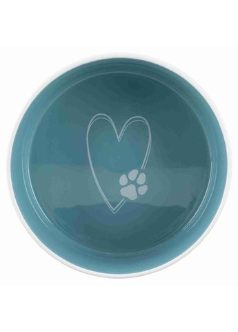Миска для животных керамическая "Pets Home" голубая 1.4 л 20 см (4011905250526) Trixie (354701308)
