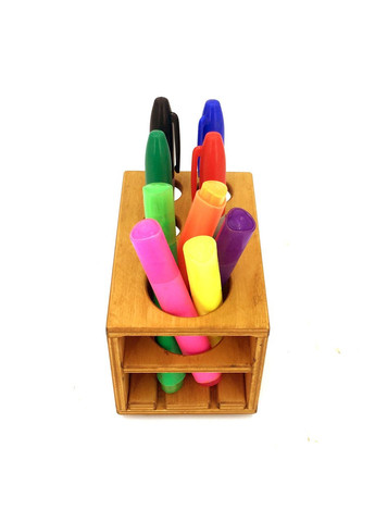 Органайзер настільний з дерева Брайянт каррі (КНЦ-007503) No Brand (328226680)