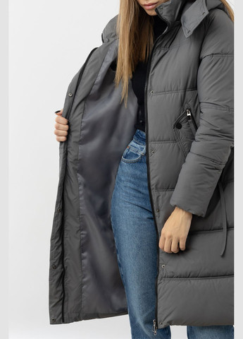 Серая зимняя женская куртка цвет серый cb-00223837 Dai Fei Xue