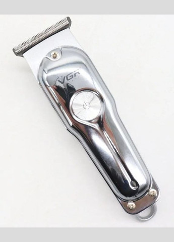 Машинка для стрижки акумуляторна 5 Вт 600 мАг з сріблястою насадками (2390000058) VGR V-071 (351363102)