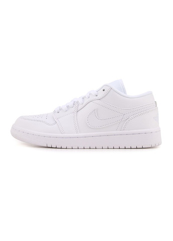 Білі Осінні кросівки чоловічі nike air jordan retro 1 low full white найк аір джордан No Brand