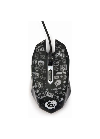 Мышка (MUS-6B-GRAFIX-01) Gembird MUS-6B-GRAFIX-01 USB Black (366660194)