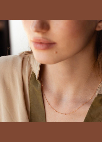 Колье - цепочка Утонченность в красном золоте ц00457 40 Oniks (264392945)