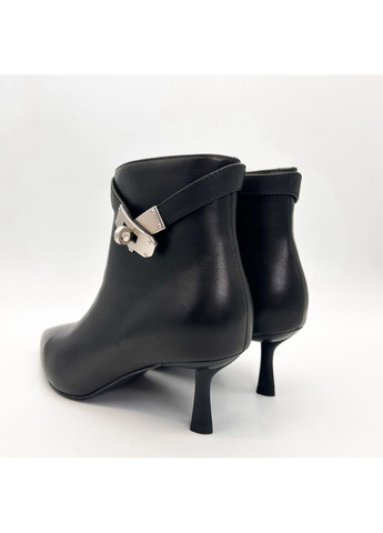 Черные демисезонная ботильоны (р) кожа 0-1-1-am-10180r-3-1 Danler