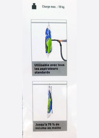 Вакуумный пакет для хранения верхней одежды 70 х 104 см, вакуумный мешок/чехол для хранения Livarno home (305577953)