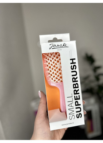 Щітка 1830 Superbrush The Original Italian Patent Ніжно-рожева з білим Janeke (373036343)