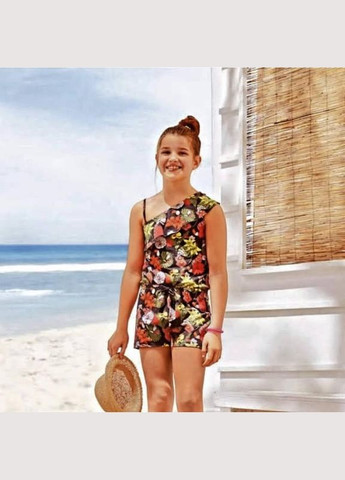 Ромпер літній на дівчину 134-140 см, квітковий Pepperts (328597214)