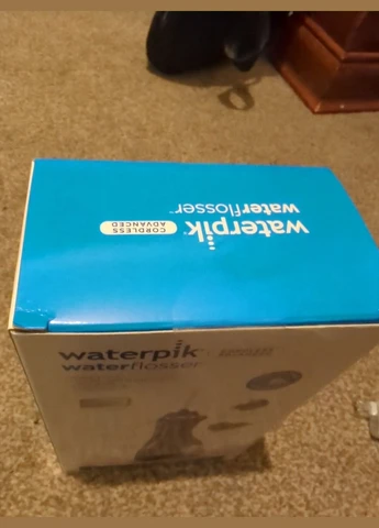 Портативний бездротовий іригатор для ротової порожнини WP-563 синій Waterpik (286422254)