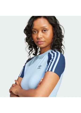 Футболка Adicolor 3-Stripes Light Blue JD0836 adidas - (399369041)
