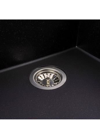 Гранитная мойка для кухни GALAX 5050 матовая Черный металлик Valeso (358059614)