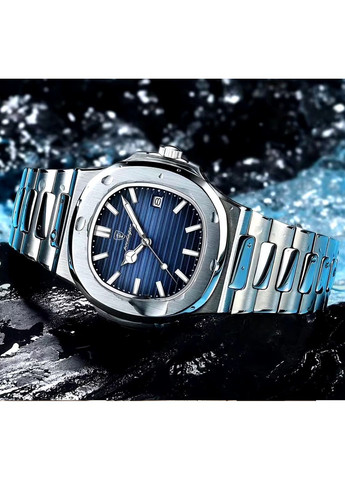 Наручний годинник чоловічий Great Срібний (3350) Poedagar (362975804)