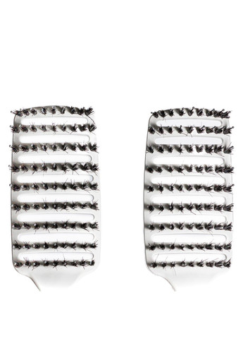 Щітка для волосся масажна продувнаяSalon Professional з ворсом вигнута 0076B Salon Professional (302725769)