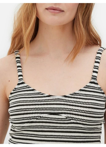 Топ літо,молочний в чорну смужку, Primark (337099947)