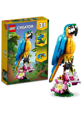 Конструктор Creator Экзотический попугай 253 детали (31136) Lego (281425645)