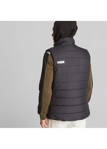 Черная демисезонная куртка мужская Puma