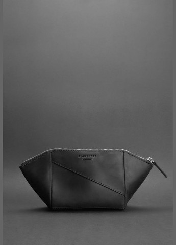 Жіноча шкіряна косметичка 2.0 чорна Crazy Horse (A-026302) BlankNote (329743013)