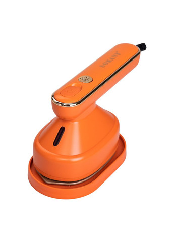 Дорожный утюг с парогенератором профессиональный 1200 пароотпариватель для одежды и штор Оранжевый Sokany Jooki (360921134)