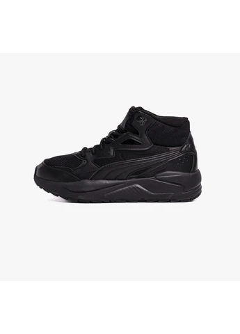 Черные зимние кроссовки x-ray speed mid winter black 385869-01 Puma