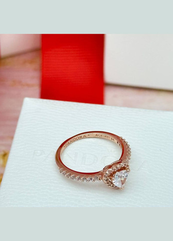 Серебряное кольцо Блестящее сердце No Brand (325881561)