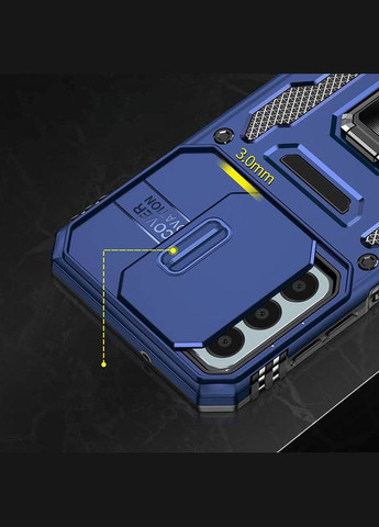 Ударопрочный чехол Camshield Army Ring для Samsung Galaxy A26 5G Navy Blue No Brand (344465023)
