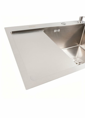 Кухонна мийка CM 65*50 R нержавійка Handmade (круглий сифон 3.0/0.8) Valeso (336932483)