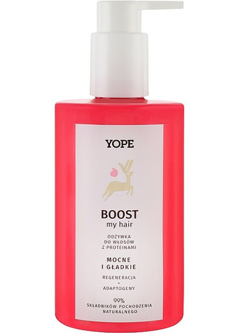 Кондиционер для волос с протеинами Boost 300ml (1069216-43278777) YOPE (368630398)