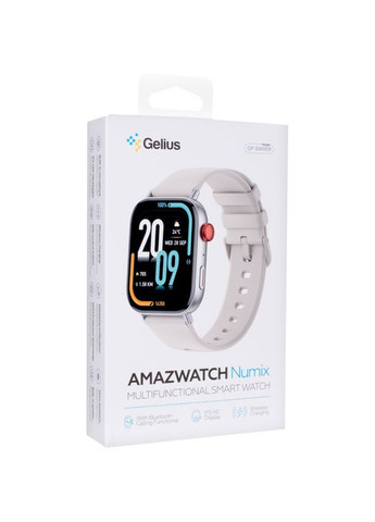 Смарт-годинник Pro Amazwatch Numix GP-SW009 Silver (99696) Gelius (324021651)