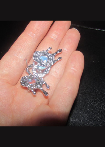 Серьги сердца в каплях с кристаллами, 5250 Fashion Jewelry (338431220)