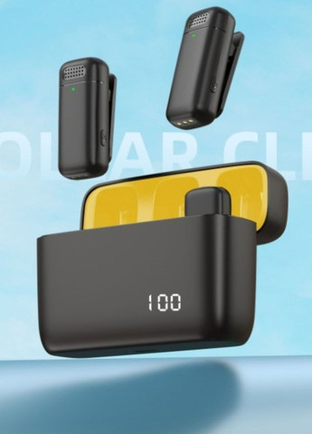 Бездротовий петличний мікрофон для iphone з шумозаглушенням (комплект із 2 мікрофонами) senkeman к6 No Brand (282648567)