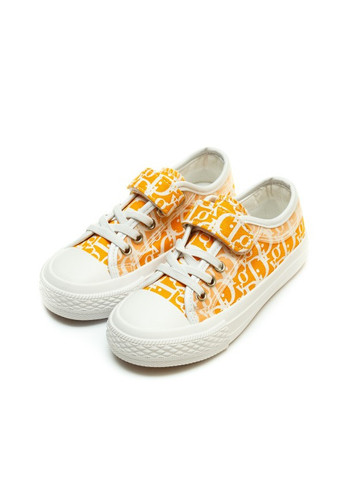 Помаранчеві всесезонні кеди Fashion 1399(24-30) буквы бел/оранж.