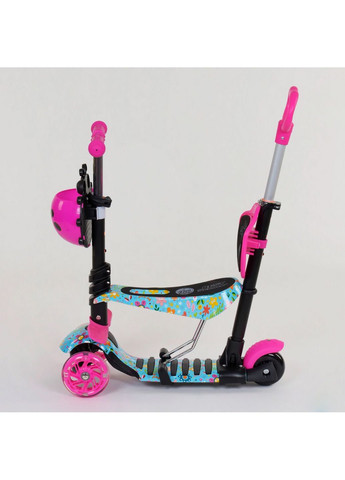 Самокат 5в1, PU колеса з підсвічуванням 59х15х29 см Best Scooter (289367546)