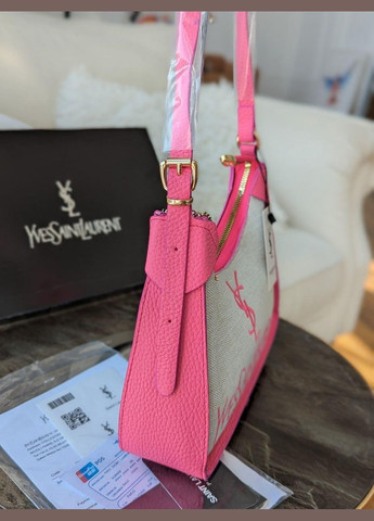 Жіноча сумка багет світло-малиновий No Brand (322464776)