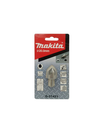 Зенкер D37421 (20х45 мм, 5 кромки) Циліндричний, HSS (6745) Makita (264208648)