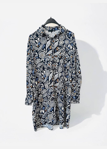 Комбинированное платье-туника Etam однотонное