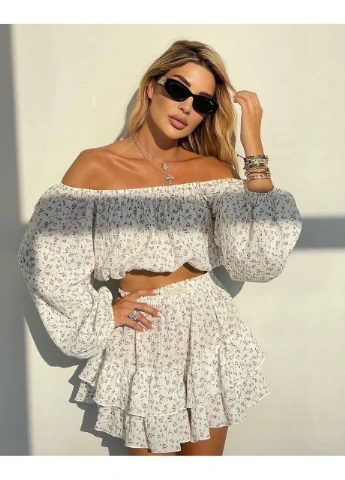 Женский костюм летний из муслина No Brand (388341870)