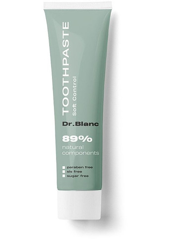 Зубна паста заспокійлива "Soft Control" Toothpaste Green 60ml (885016-31016264) Dr.Blanc (369548477)
