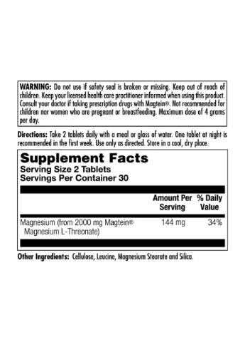 Think Magnesium 2000mg - 60 tabs KAL (392265375)