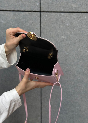 Жіноча рожева сумка 9039 крос-боді No Brand (303323008)