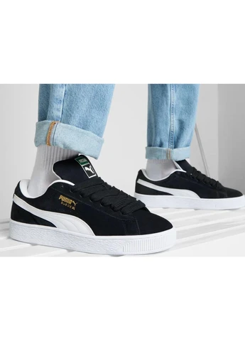 Чорні кеди чорно-білі 39520502 Puma SUEDE XL