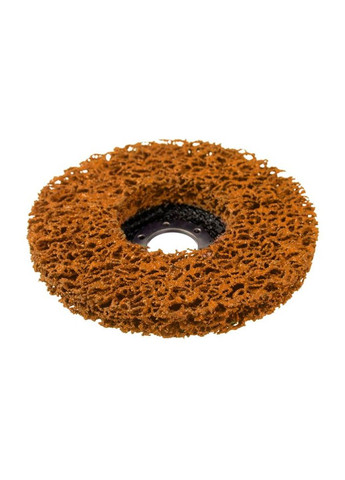 Диск зачистной 125 мм для удаления ржавчины и покрытий из вспененного абразивного волокна оранжевый Intertool (332202924)